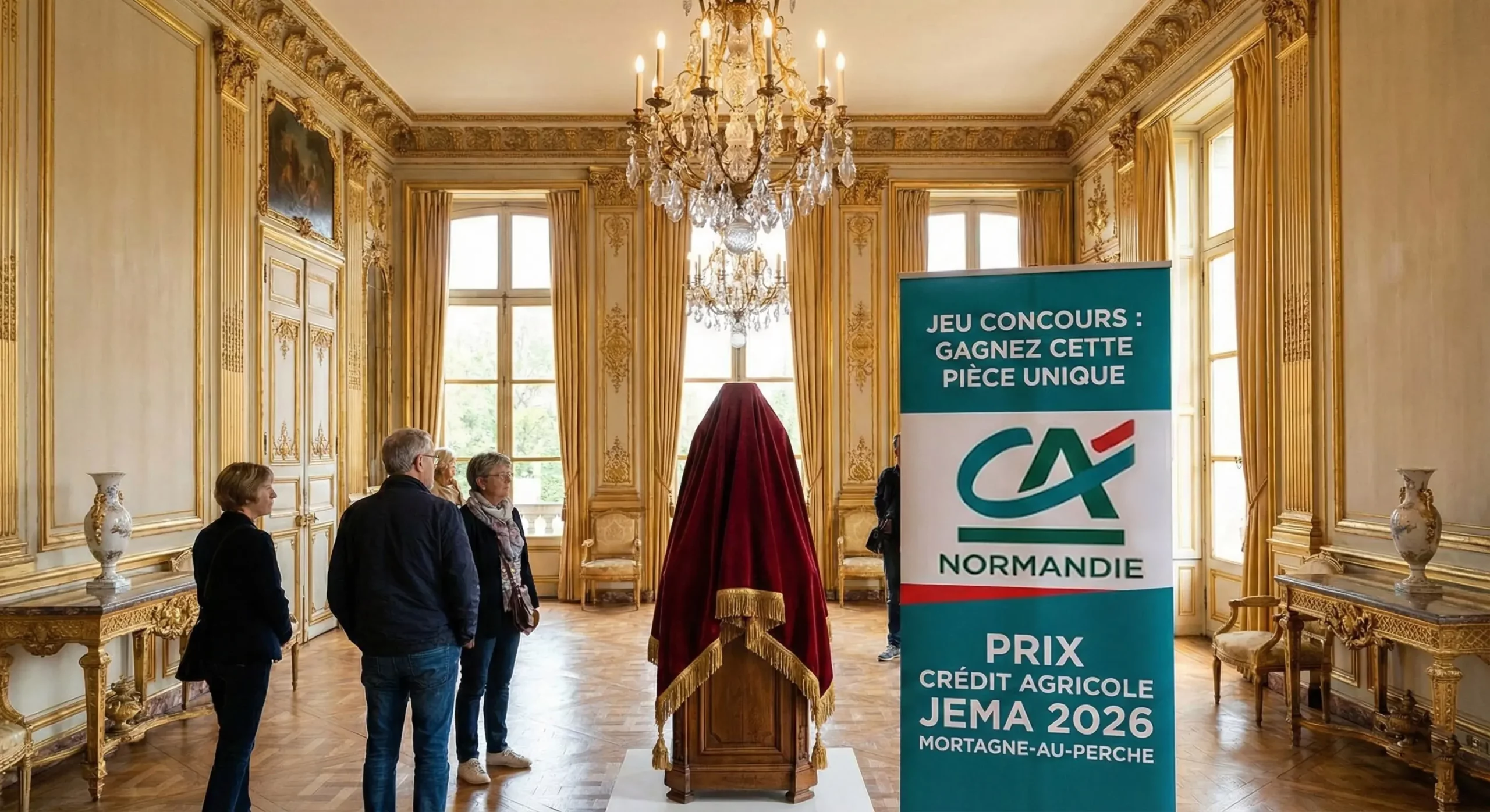 Une pièce exceptionnelle à gagner aux JEMA 2026 à Mortagne au Perche, offerte par le Crédit Agricole Normandie.