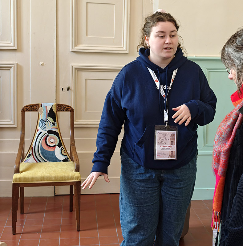 Mayline l'Eveque, tapissière d'ameublement - Journées Européennes du Patrimoine 2026 en Normandie, à Mortagne-au-Perche.